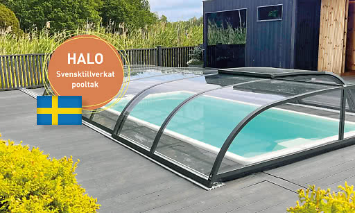 Inspirationsbild - pooltak Halo